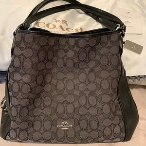 Coach Signature jacquard Dalton 31 purse